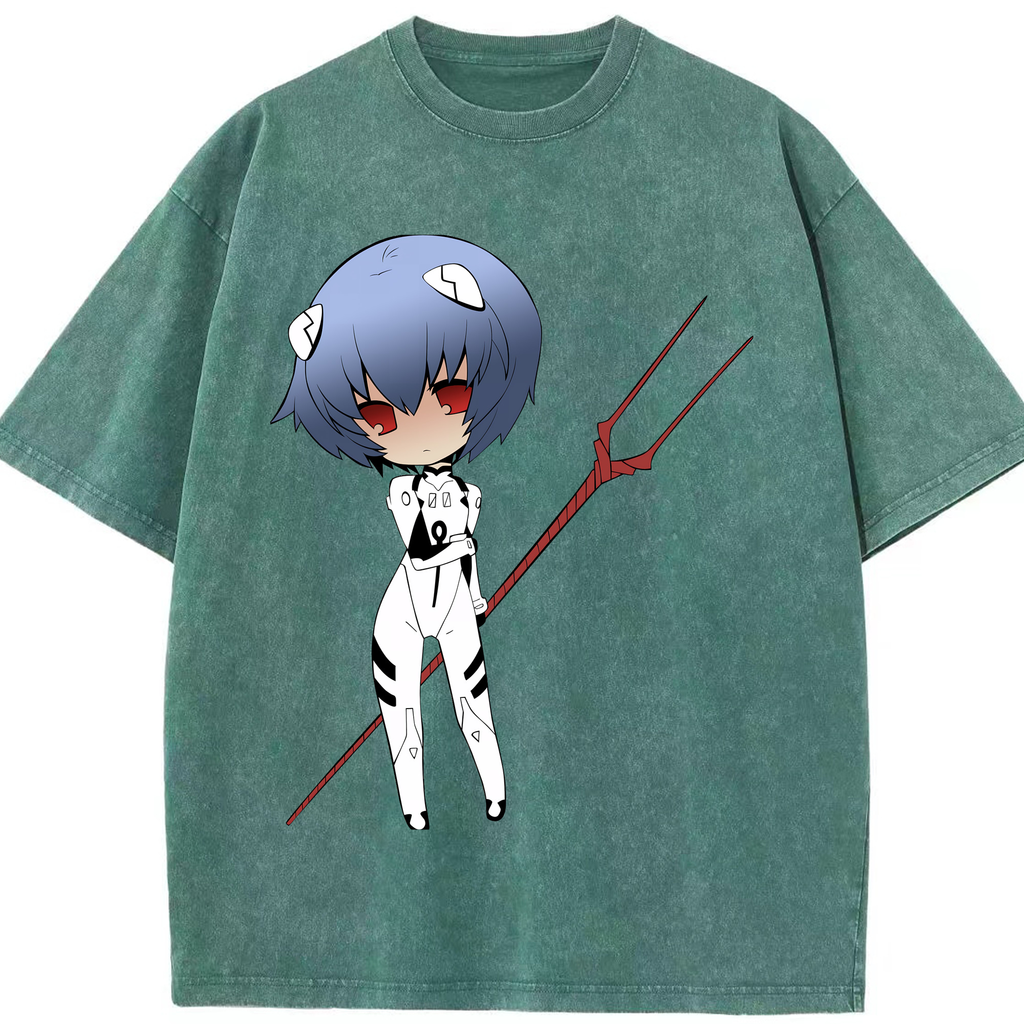 （画像用） EVA 新世紀エヴァンゲリオン 綿100% ヴィンテージ風 半袖Tシャツ（フロントプリント）
